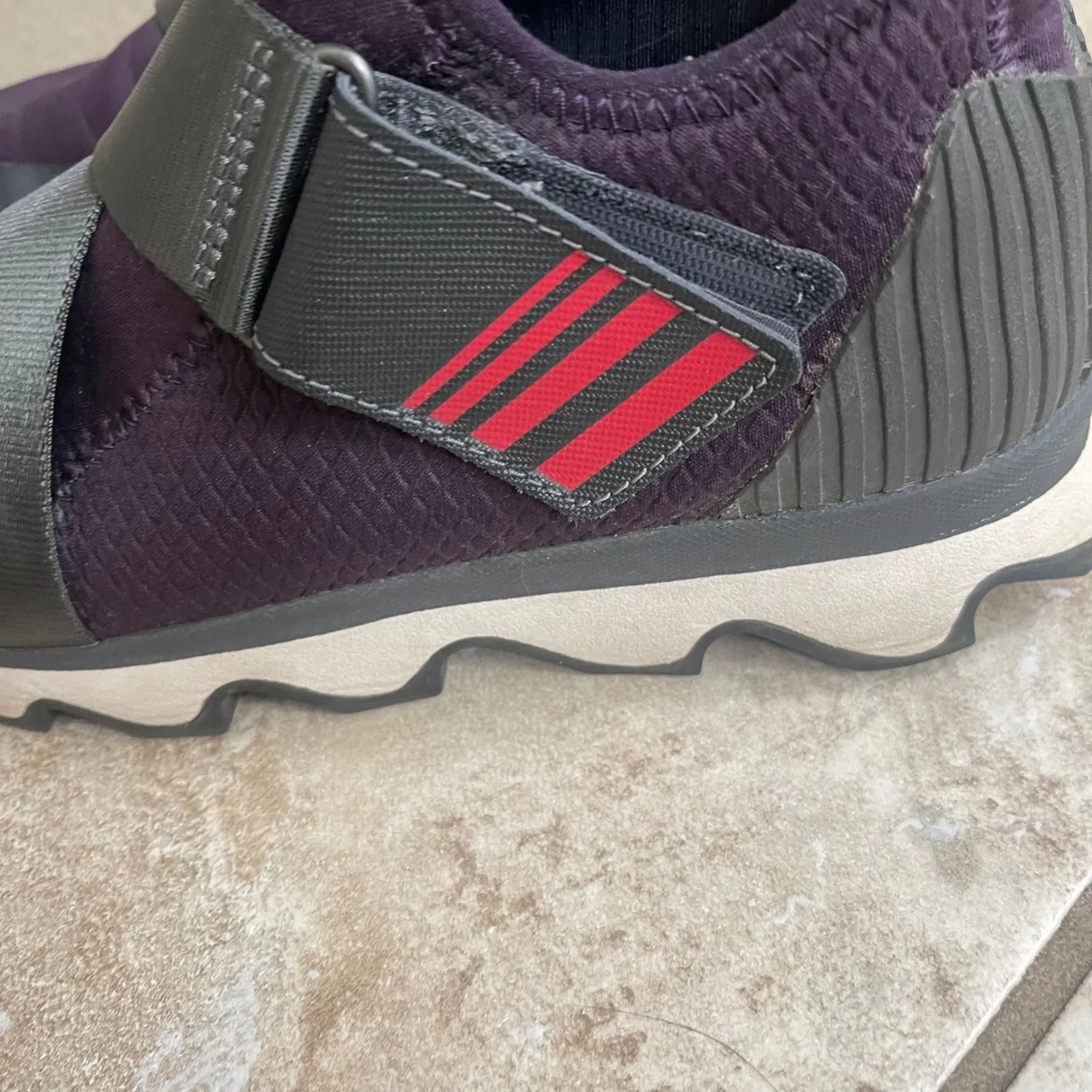 Sorel Kinetic plumb Breakthru Slip On Athletic Shoes Purple Women US 8 Preown - Image 2