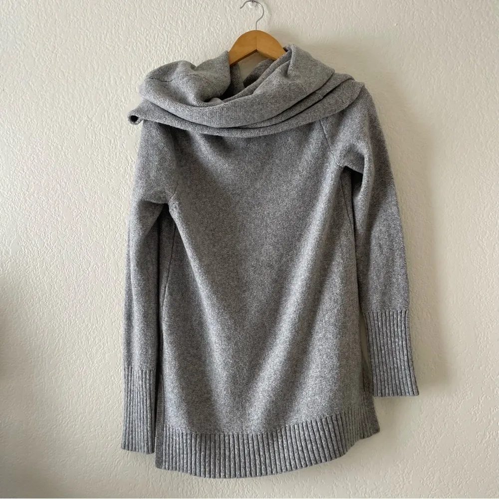 White + Warren 3 way Cowl Turtleneck Gray - Image 3