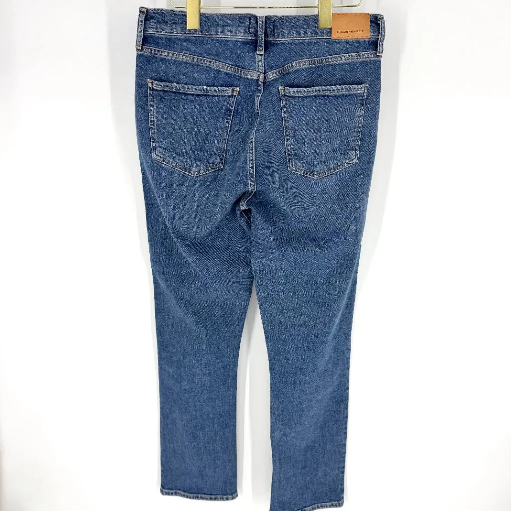 Citizens of Humanity Charlotte Button Fly High Rise Straight Leg Size 28 - Image 3