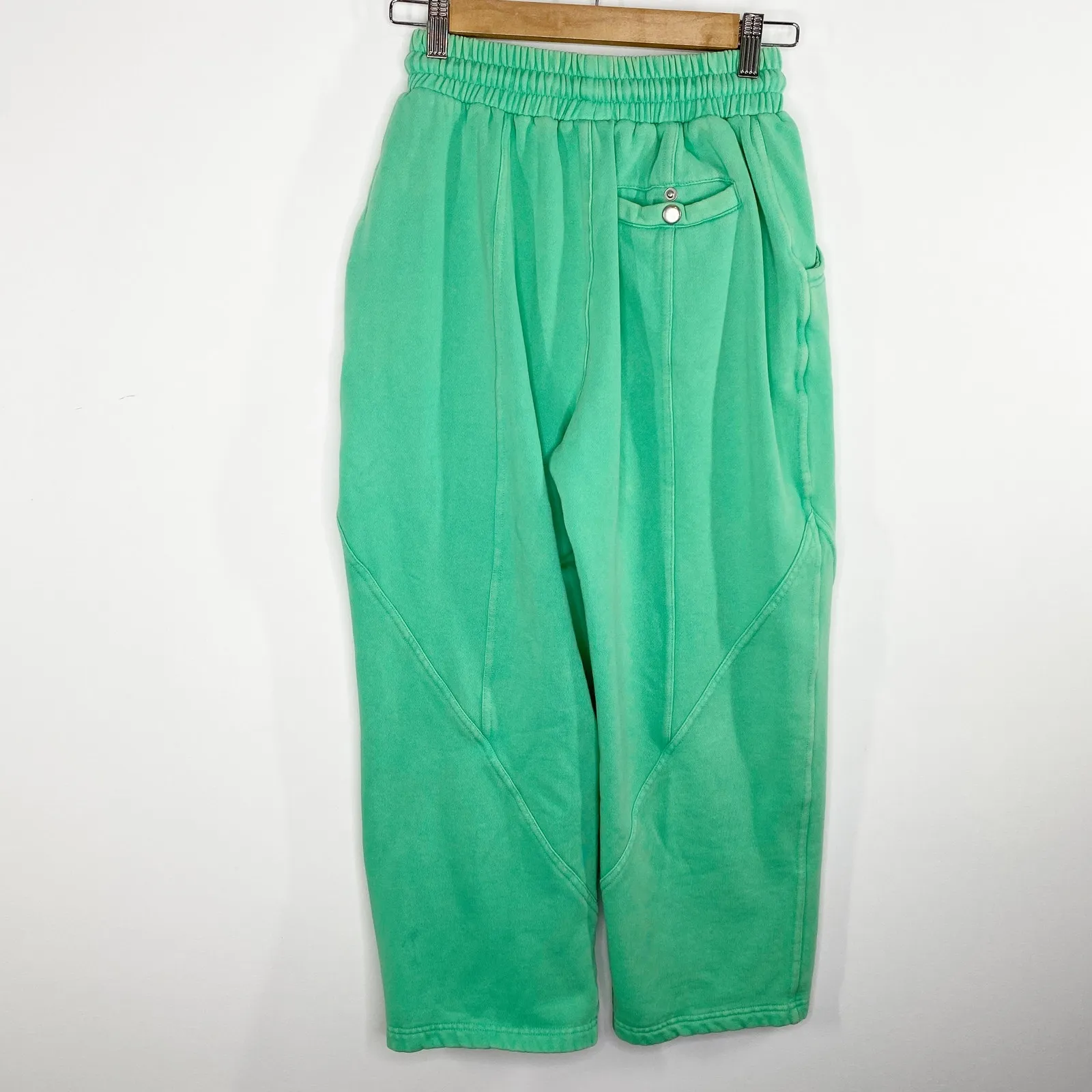 Urban Outfitters BDG Green Cropped Sweatpants Lounge Casual Womens XS - Image 2
