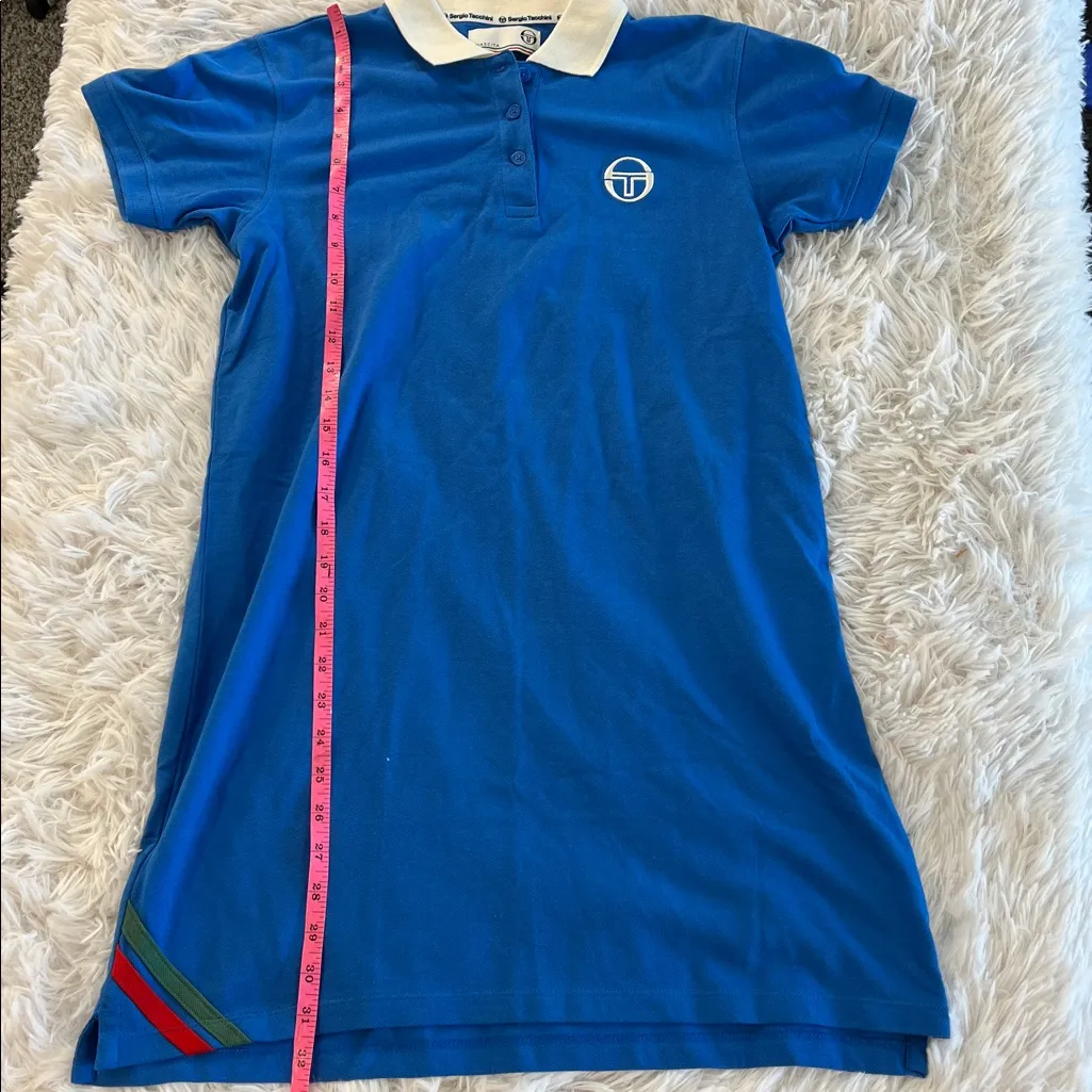 Sergio Tacchini RINASCITA dress Size. Medium Blue - Image 8