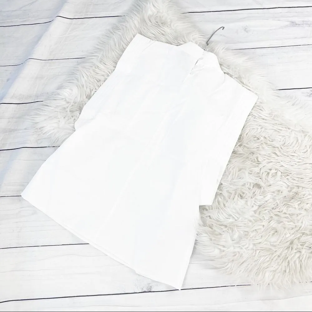 Revolve Women's Piece of White Stella Reinforced Collar Sleeve Shirt Size 36 / 4 - Image 5