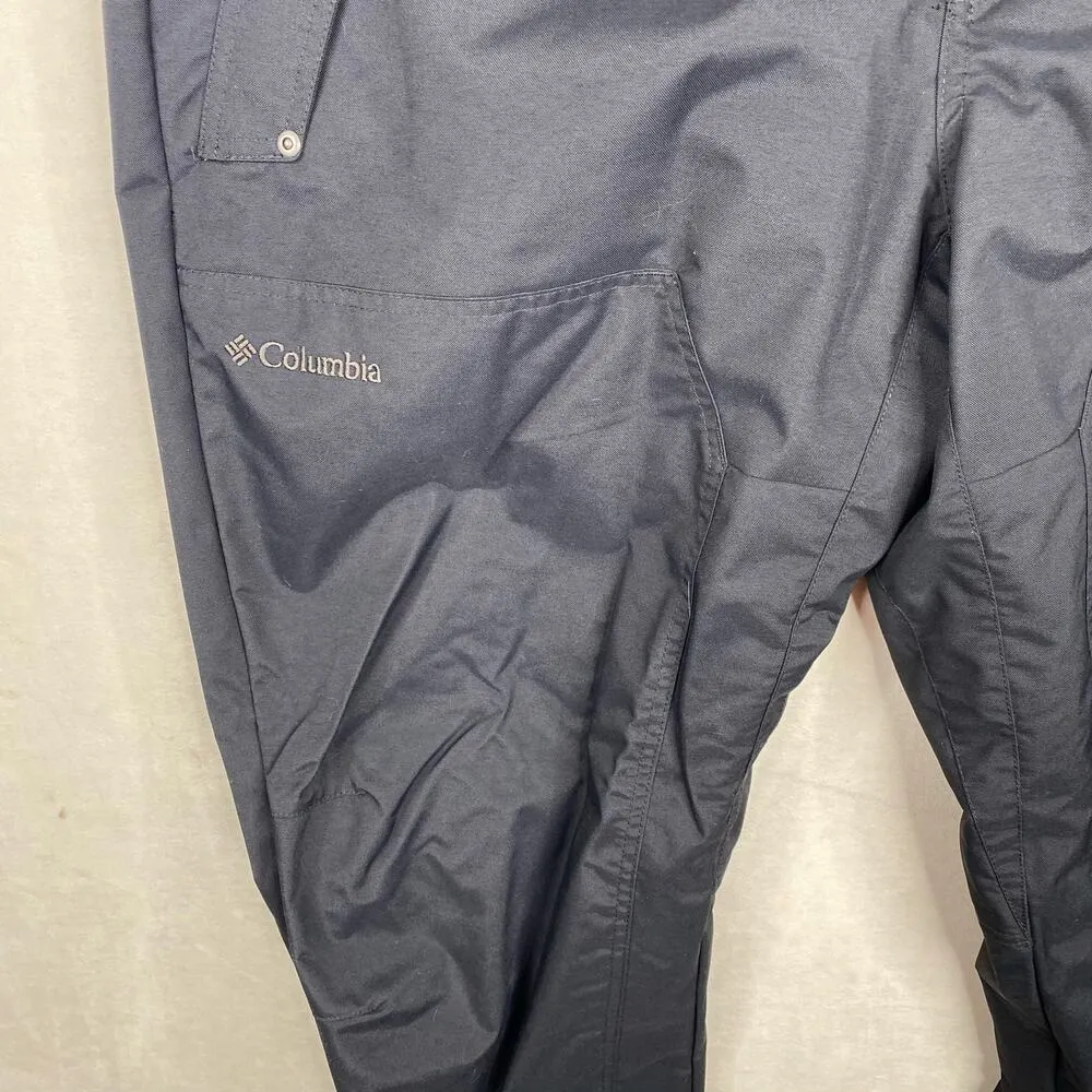 Columbia Men’s Black Insulated Multiple Pockets Adjustable Snow Ski Pants Large - Image 2
