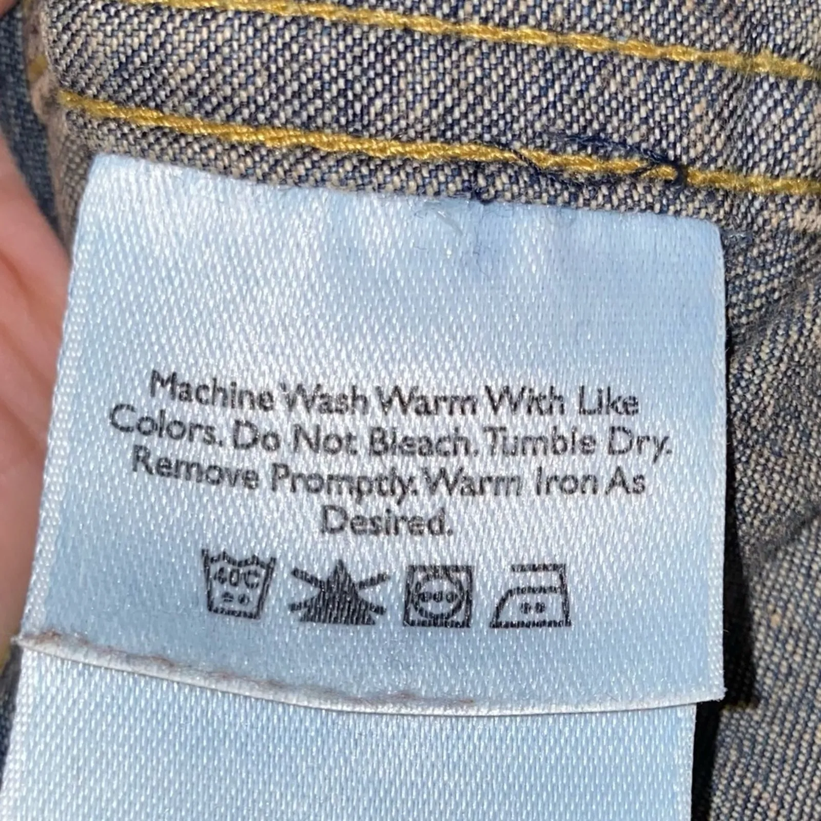 Eddie Bauer Denim Button Down Jacket Stretch XS - Image 5