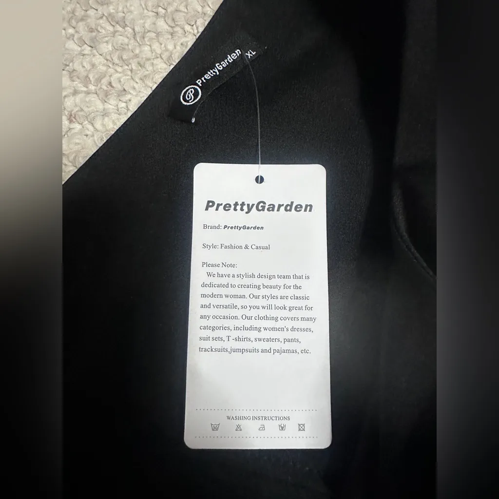 NWT Prettygarden Flared A Line Symmetrical Ruffle Cocktail Party Dress size XL - Image 7