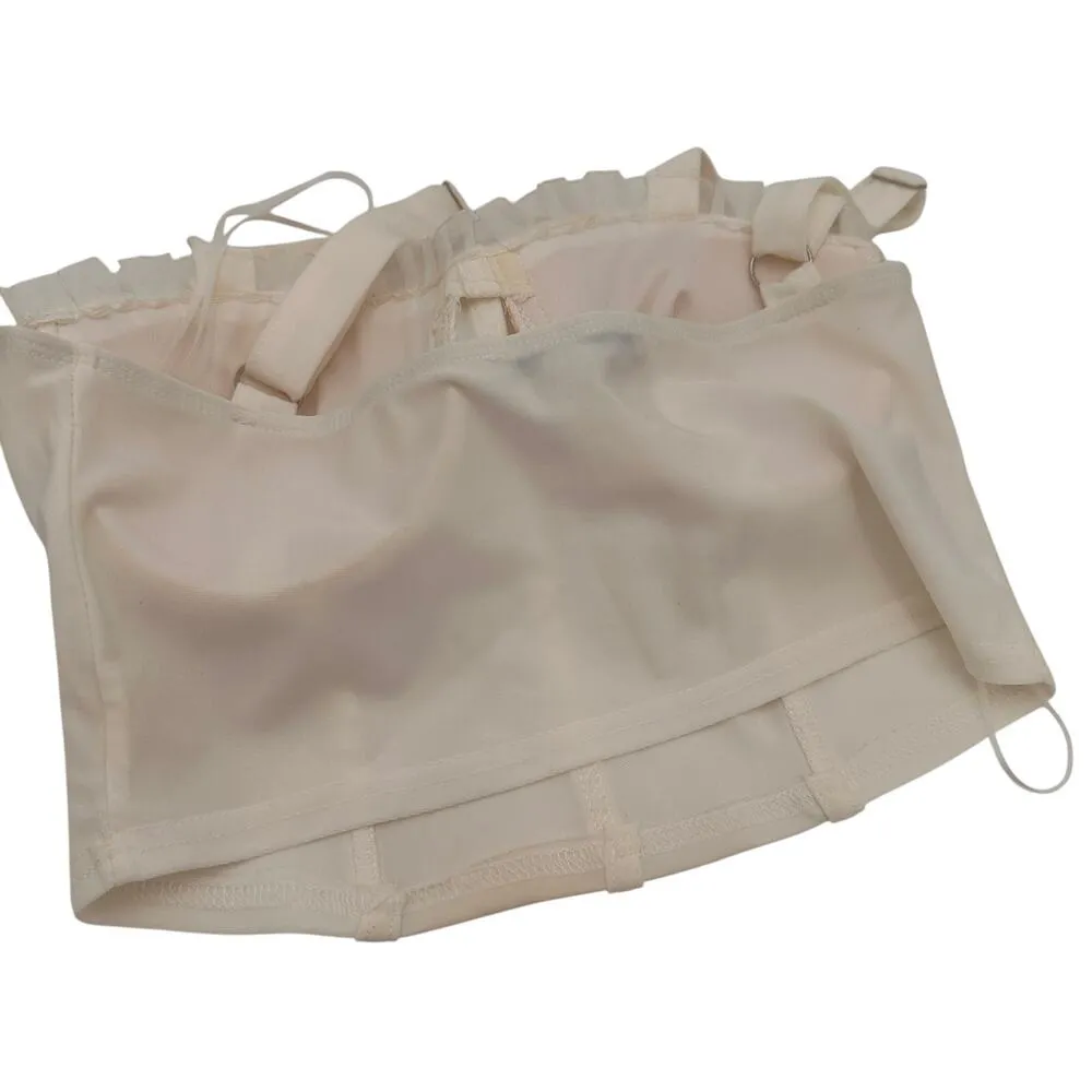 Haute Monde Off White Wireless Corset Bustier Size Small - Image 6