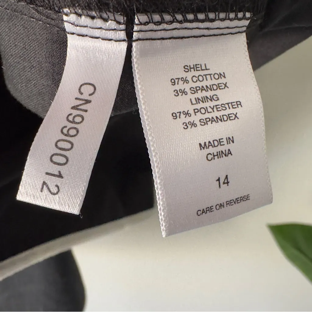 Vintage 2000s Y2K New York & Co. Black and White Strapless Dress Mini Ruffle NWT Size 14 - Image 13