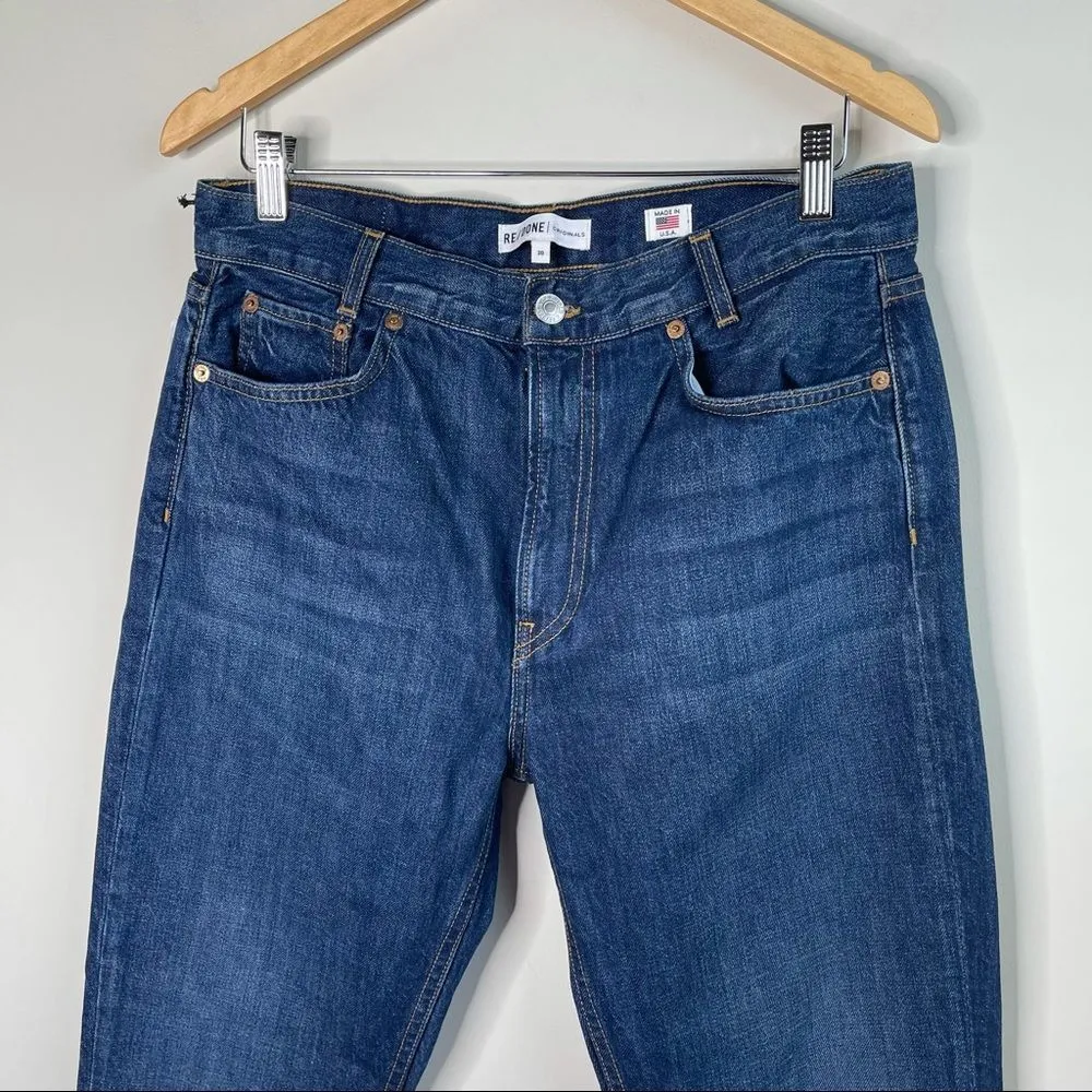 ReDone High rise straight‎ leg academy fit jeans 30 - Image 6
