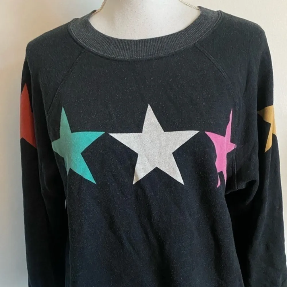 Wildfox • Dark Grey Star Sweatshirt - Image 2