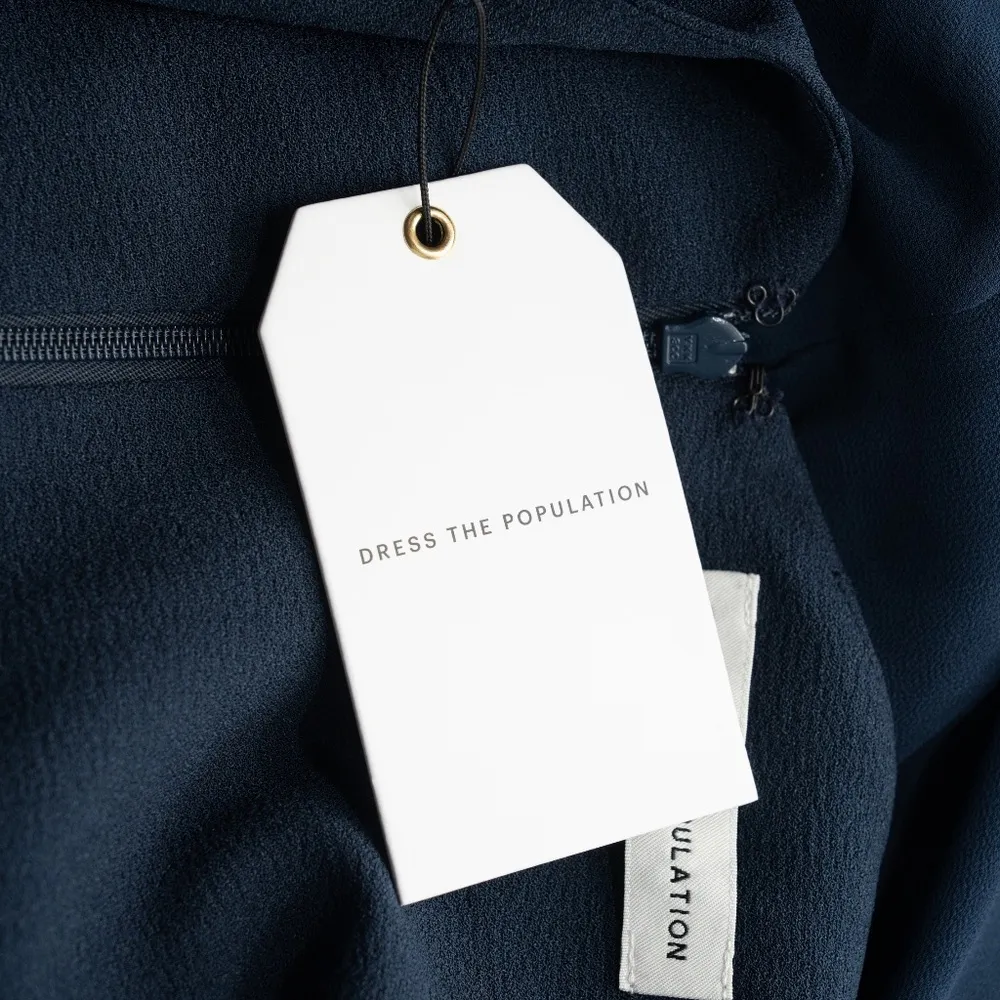 Dress The Population Alicia Chiffon Fit Flare Dress - Image 14