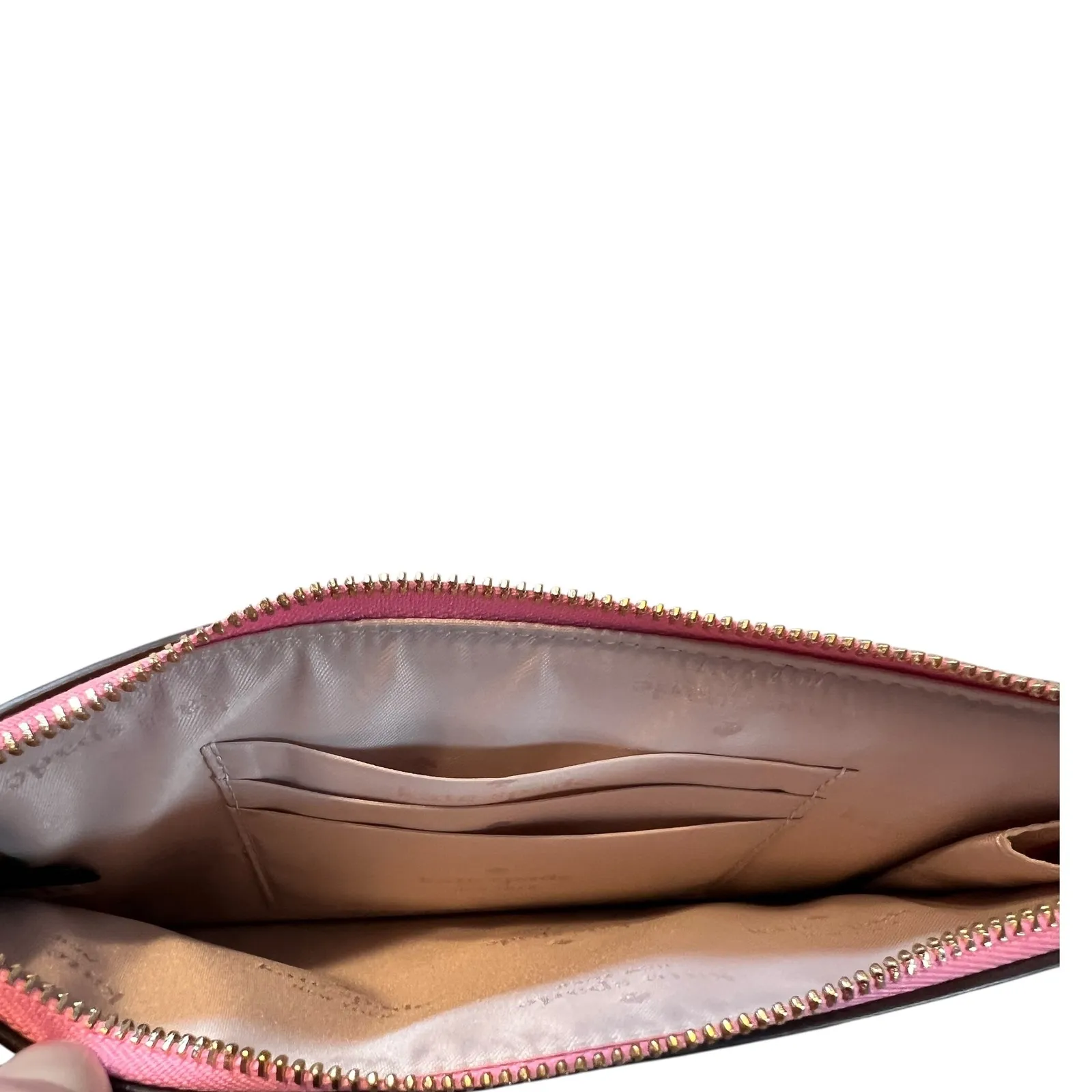 Kate Spade Spade Flower Med Zip Wristlet Pink Jacquard NWT $139 - Image 9
