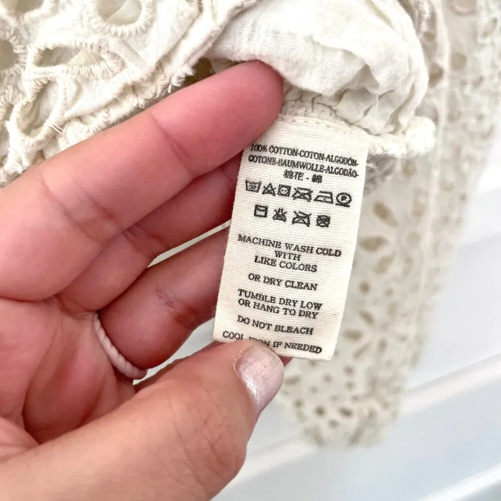 Jen's Pirate Booty Getaway Top Flower Power Natural Size S - Image 5