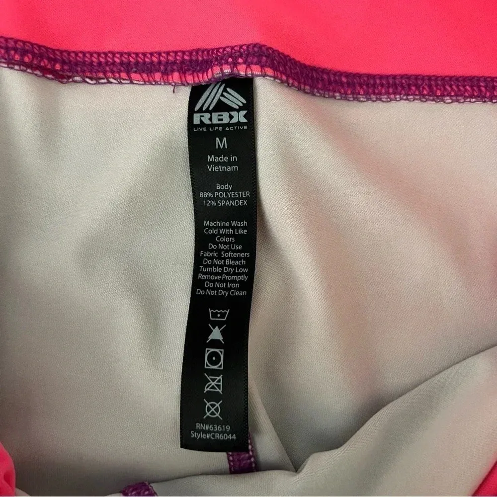 RBX Shades of‎ Pink Compression Leggings, Size Medium - Image 8