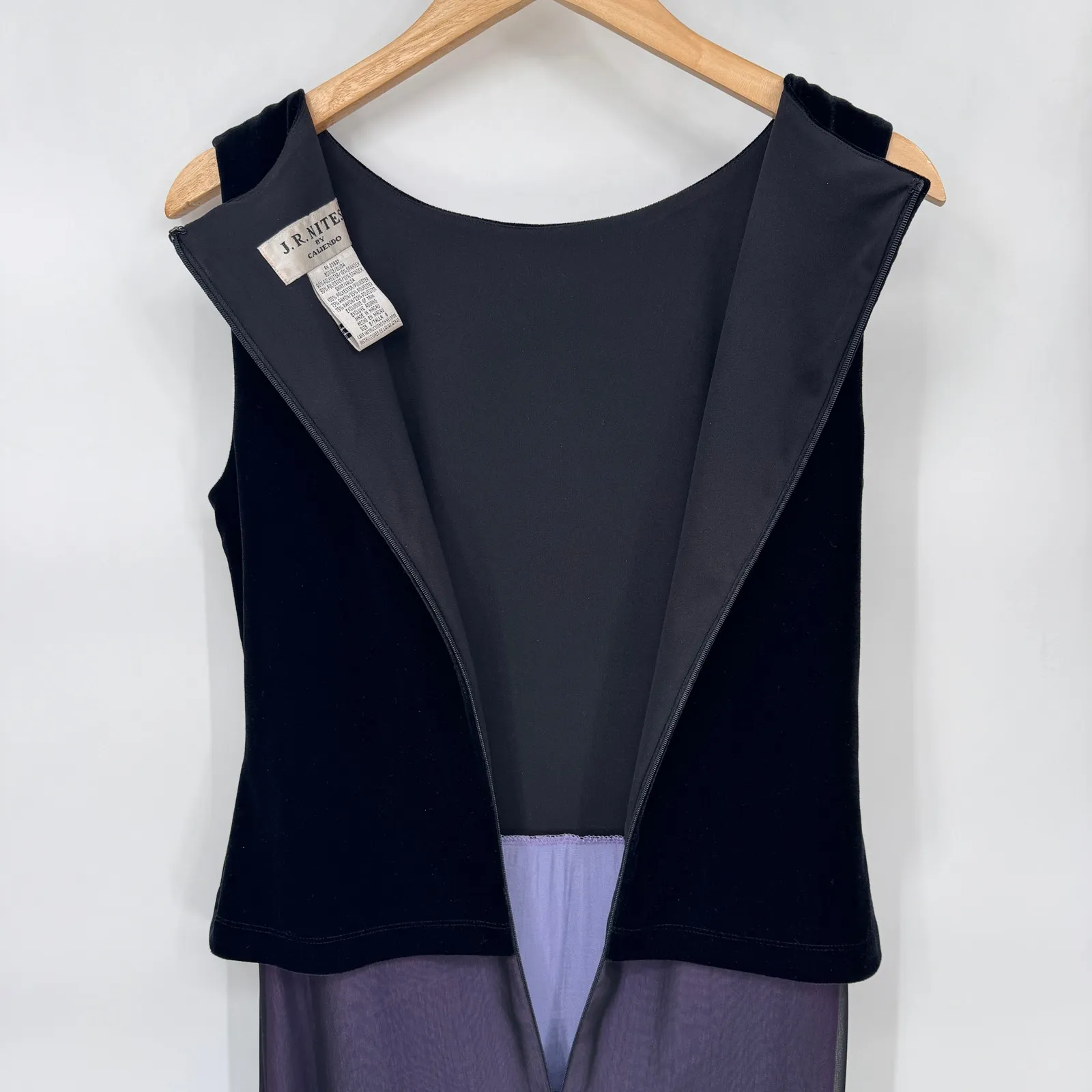 Vintage Y2K J.R. Nites by‎ Caliendo Whimsigoth Fairy Formal Dress Womens 8 Tall Black Size undefined - Image 9