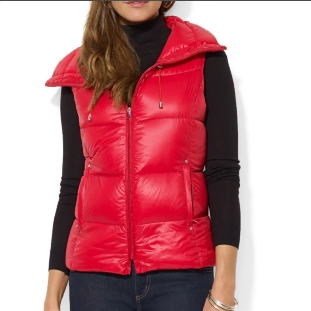 Ralph Lauren  Down Puffer Zip Up Vest - Image 9