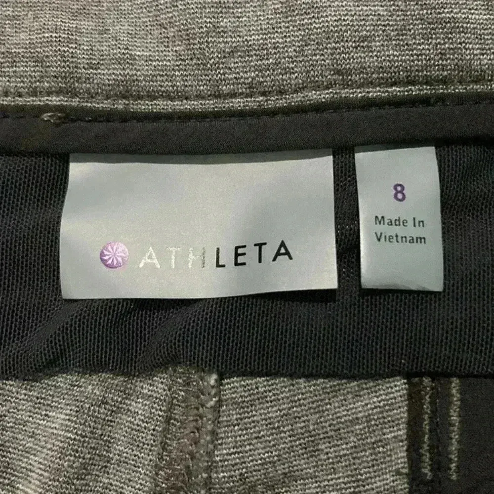 Grey Athleta slack leggings in size 8 - Image 6