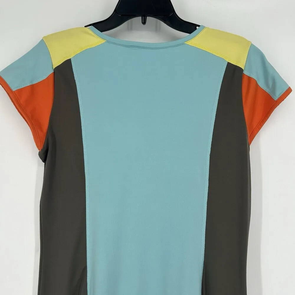 Title Nine Gidget Colorblock Active Dress Blue Zip Pocket Golf Tennis Size M - Image 7