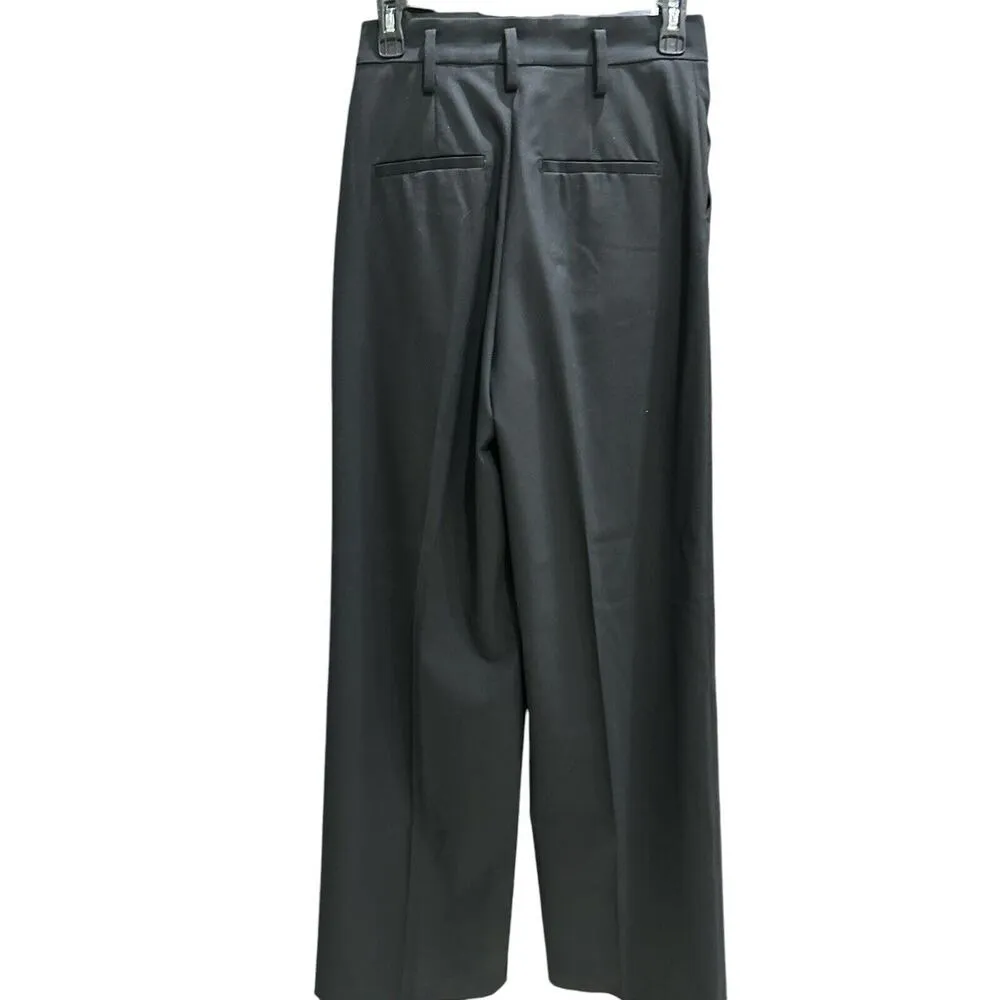 Dress Jeans Size XS Black Straight Drawstring Waist W/Pockets RN 77302 - Image 2