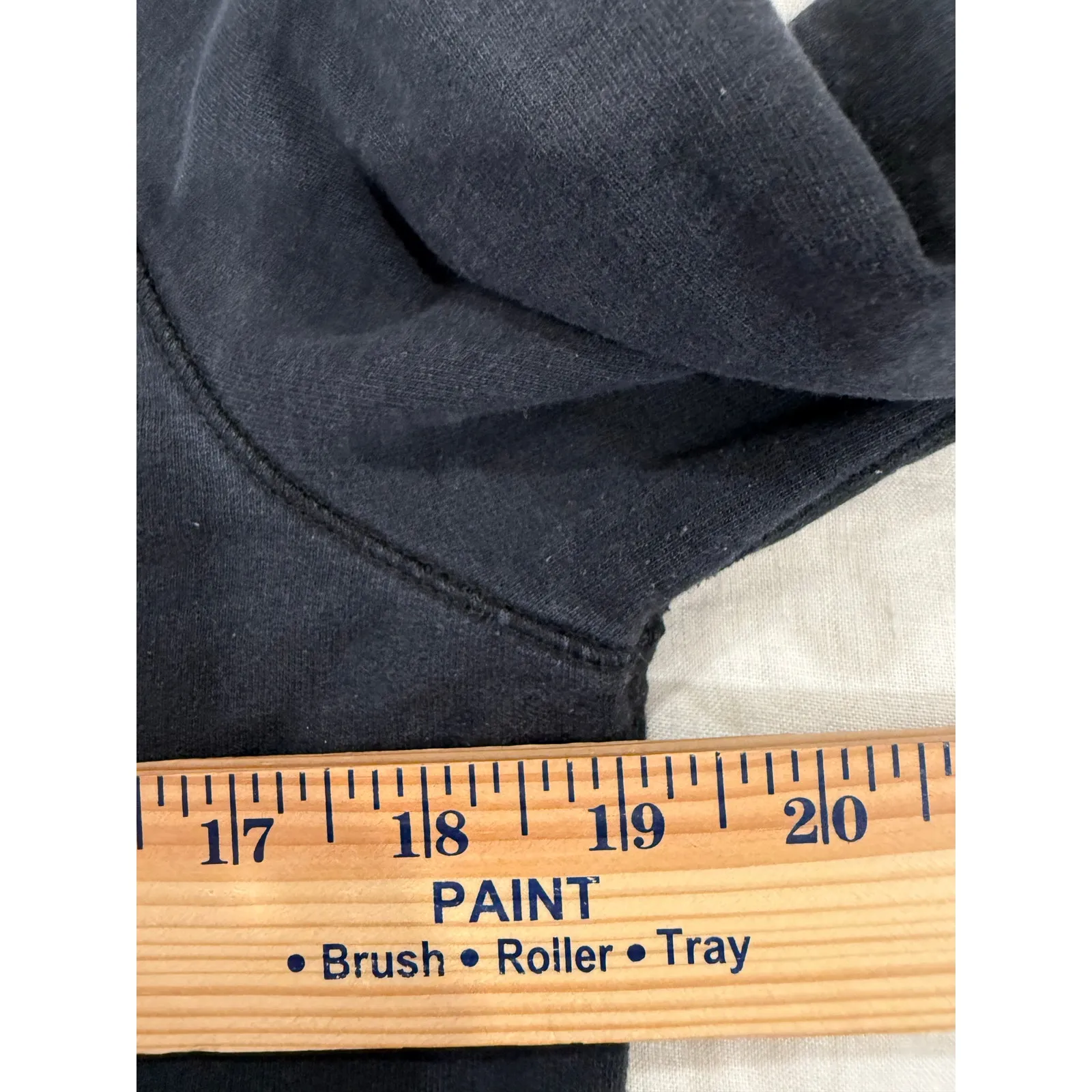 Lucky Brand Peace Sign Floral Embroidery Zip Up Hoodie Black Women's Size Large - Image 11