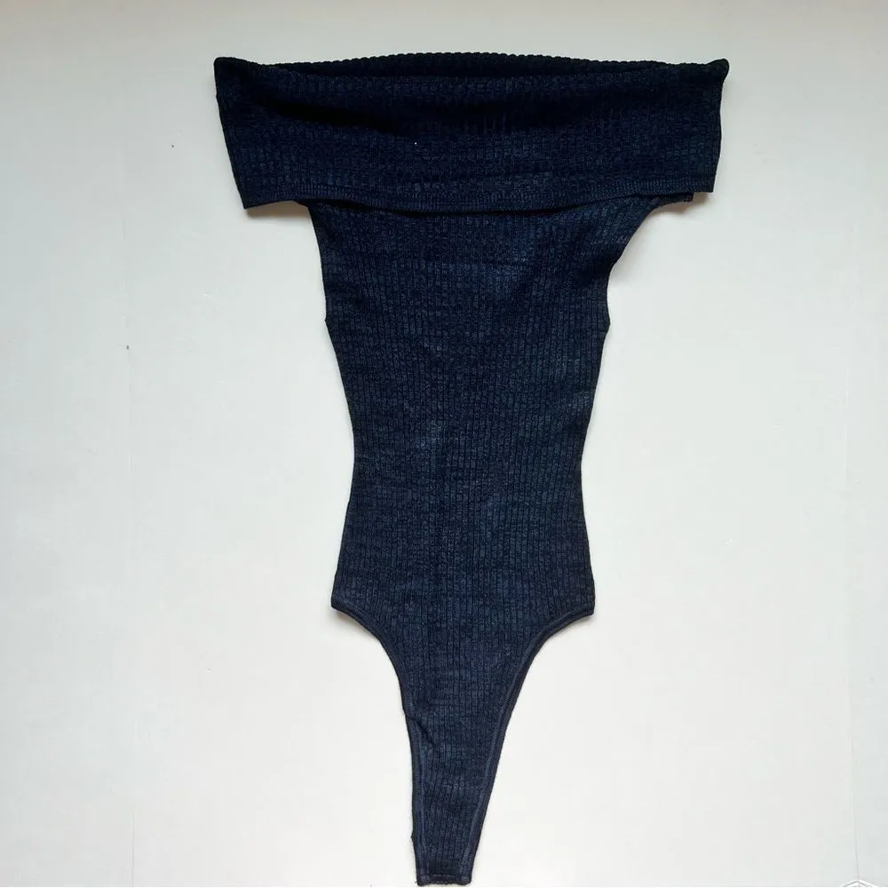 Free People Too Good Bodysuit Blue Size Small NWT - Image 3