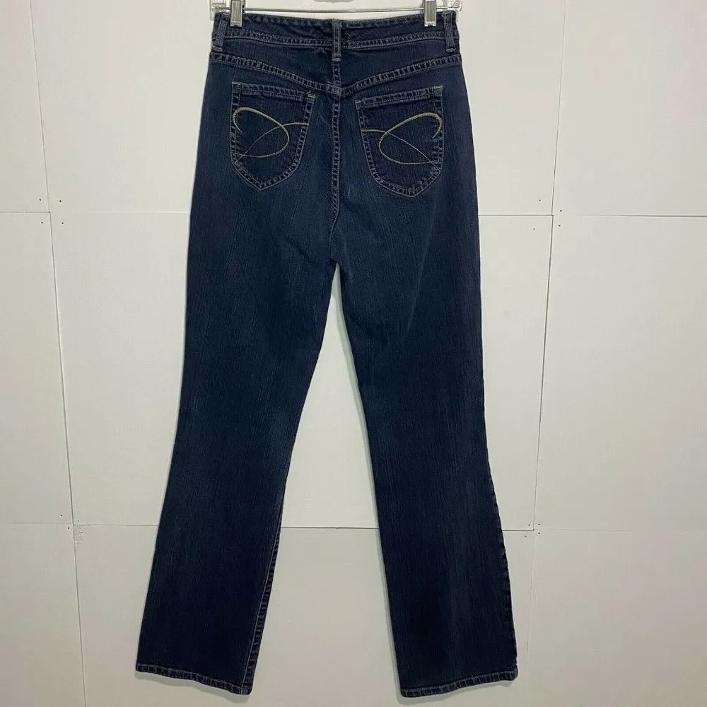 Chico's Platinum Sz 0 Regular (28x31) Bootcut Blue Women's Jeans EUC - Image 5