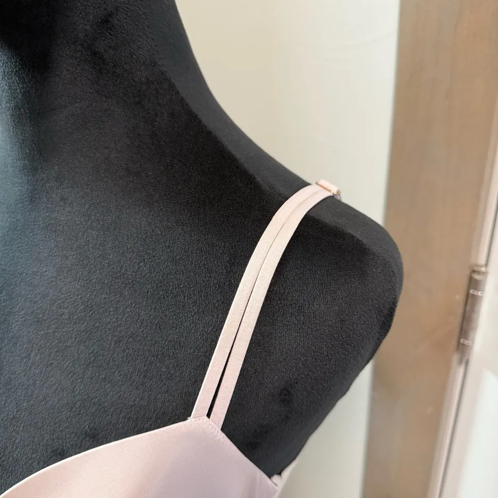 Victorias Secret Lined Demi Light Blush Pink Neutral Bra T-Shirt 34D - Image 3