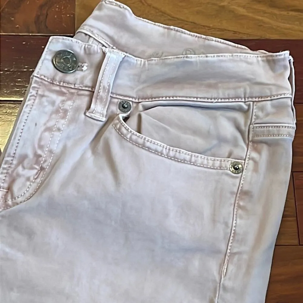J. Crew Blush Pink Toothpick Pants Jeans Size 25 Spring Skinny Ankle Preppy - Image 3