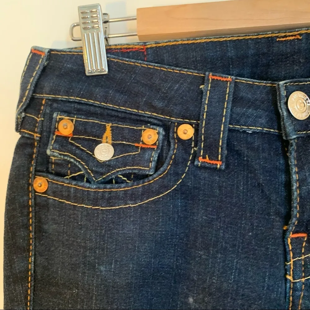 Excellent Condition Vintage True Religion Dark Wash Joey Jeans - Image 4