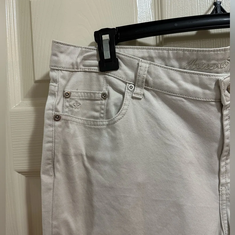 Arizona khaki flare jeans size 17 long - Image 4