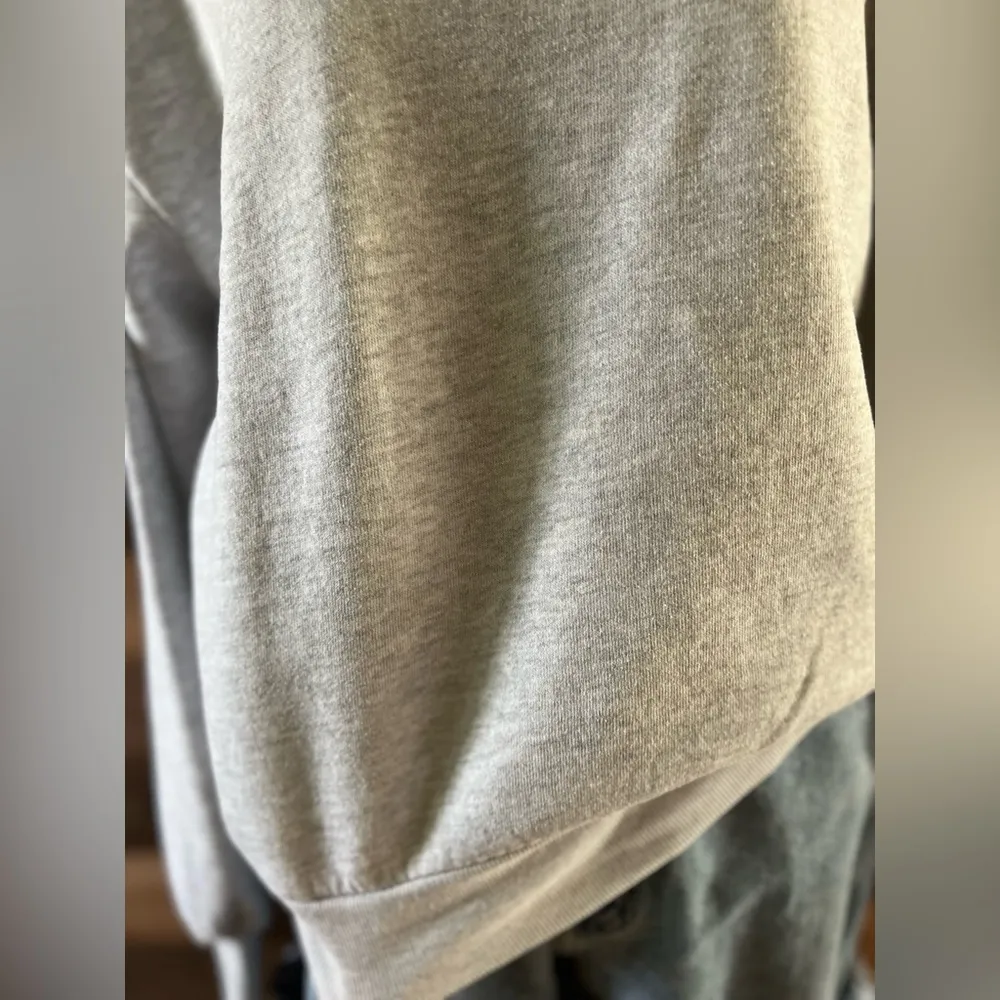 Vintage 90s Top Stitch Flower Bee Gingham Checkerboard Patch Crewneck Sweater Size L - Image 6