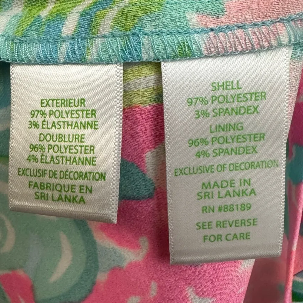 Lilly Pulitzer Jonna Romper in Blue Ibiza Pineapple Shake Size 16 MSRP $178 NEW - Image 9