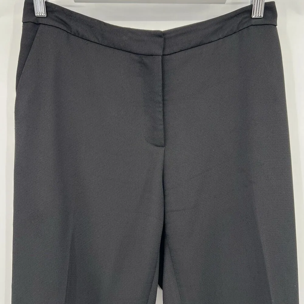 REISS Isla Slim Fit Tailored Trousers‎ Dress Pants Mid Rise Black Women's Size 8 - Image 2