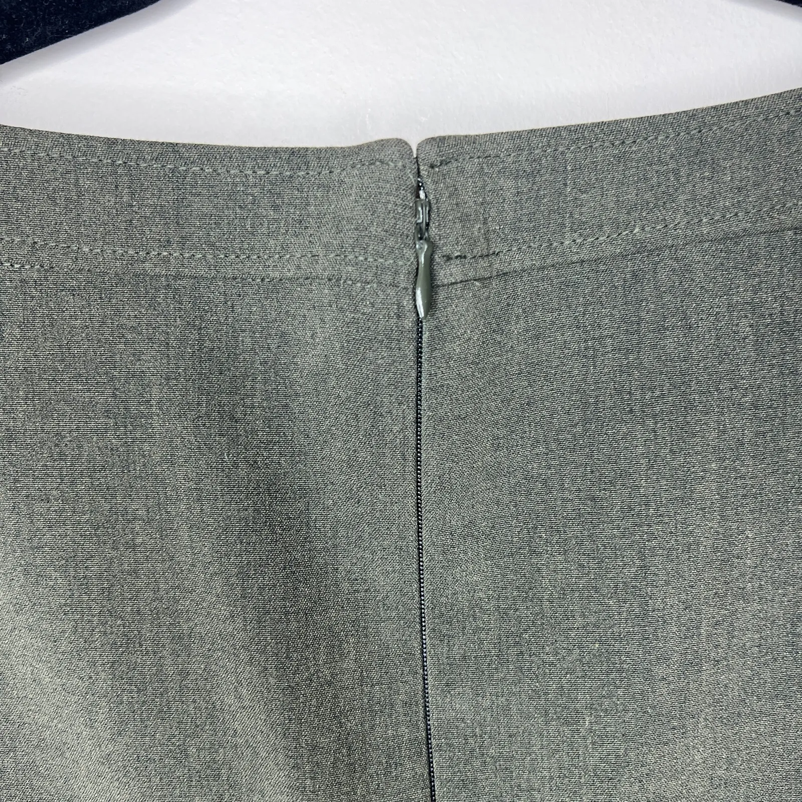 Marc New York‎ Andrew Marc Olive Green Career Shift Dress Office Workwear Size 6 - Image 7