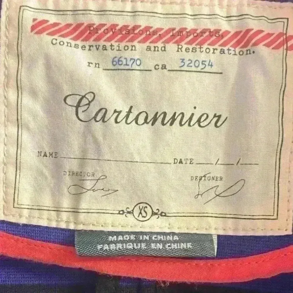 Cartonnier Anthropologie purple striped button front casual blazer. XS/S - Image 6