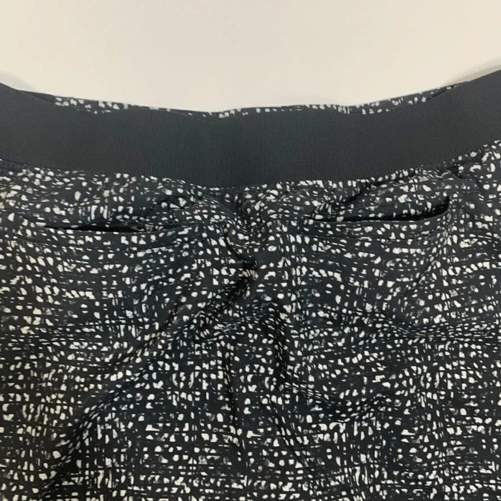 Cypress Club Women's Black Splatter Print Tennis Golf Skort Size Large - Image 4