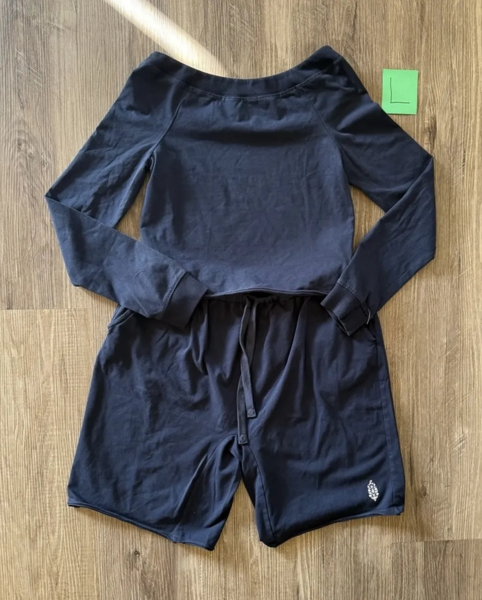 FP Movement by Free People Hot Shot Easy Set NWOT Large Navy - Image 3