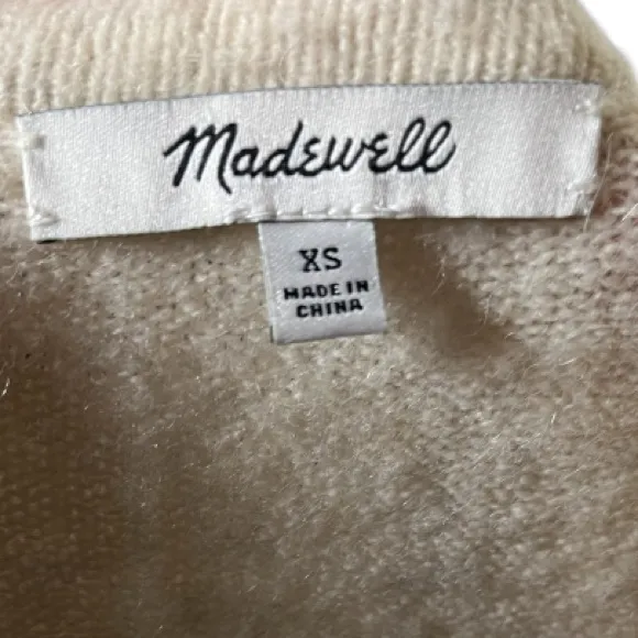 Madewell  wool alpaca blend long cardigan size Xs - Image 9