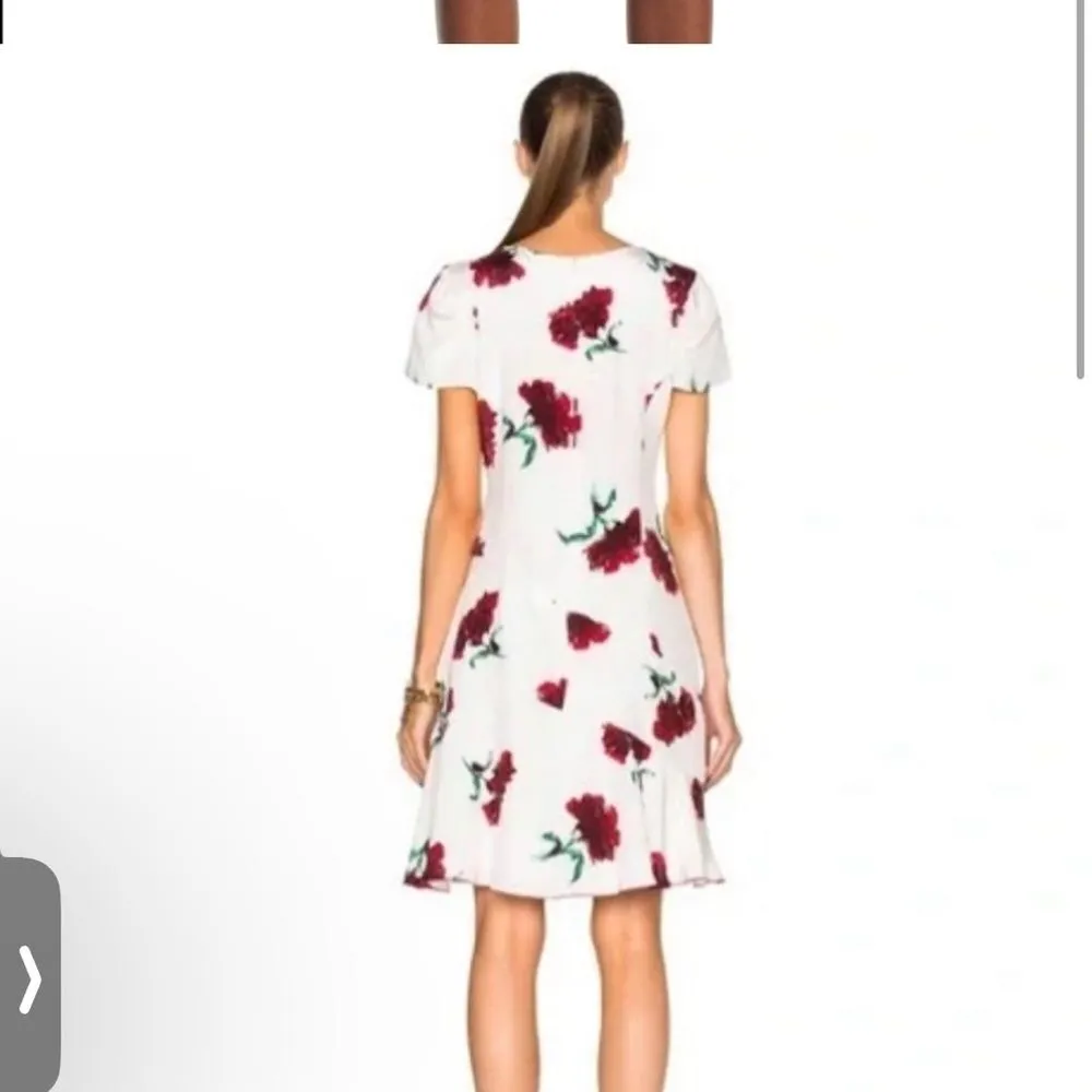 NWT oscar de la renta silk florall print dress - Image 4