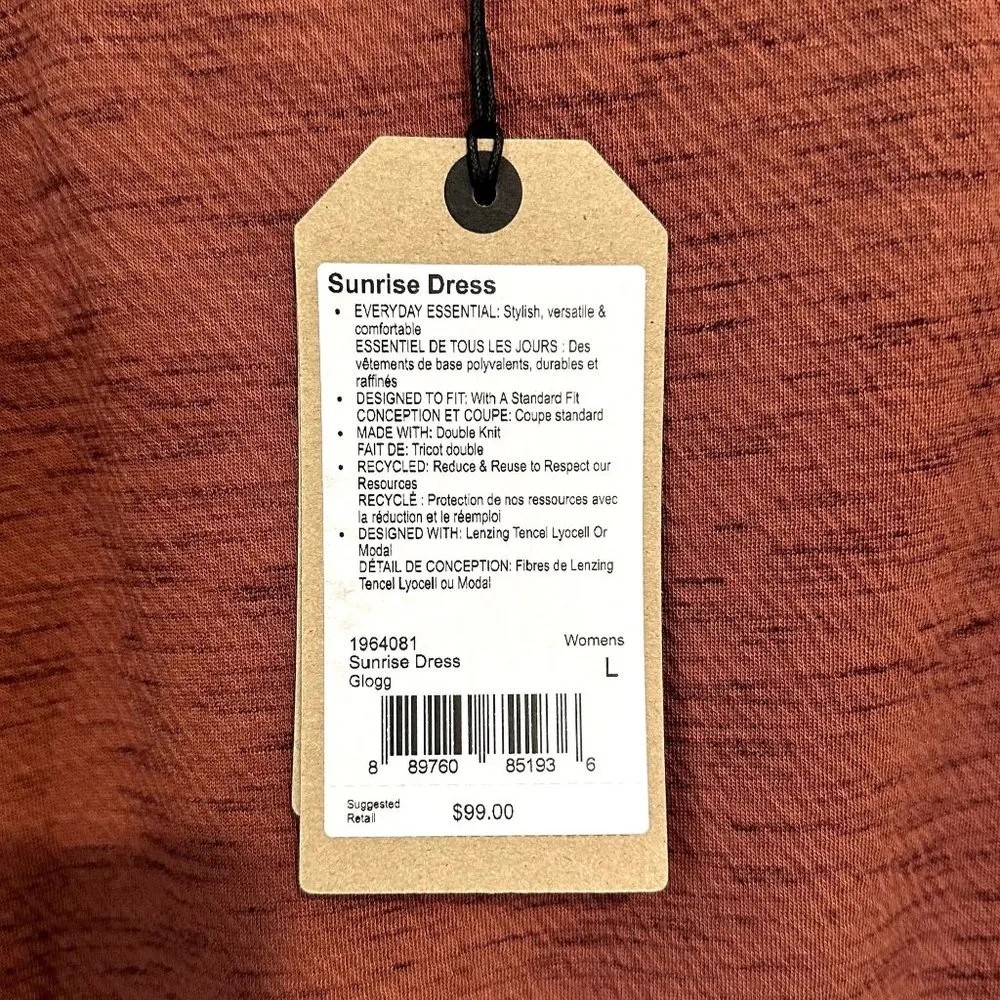 NWT Prana Red Sunrise Dress - Size Large - Image 4