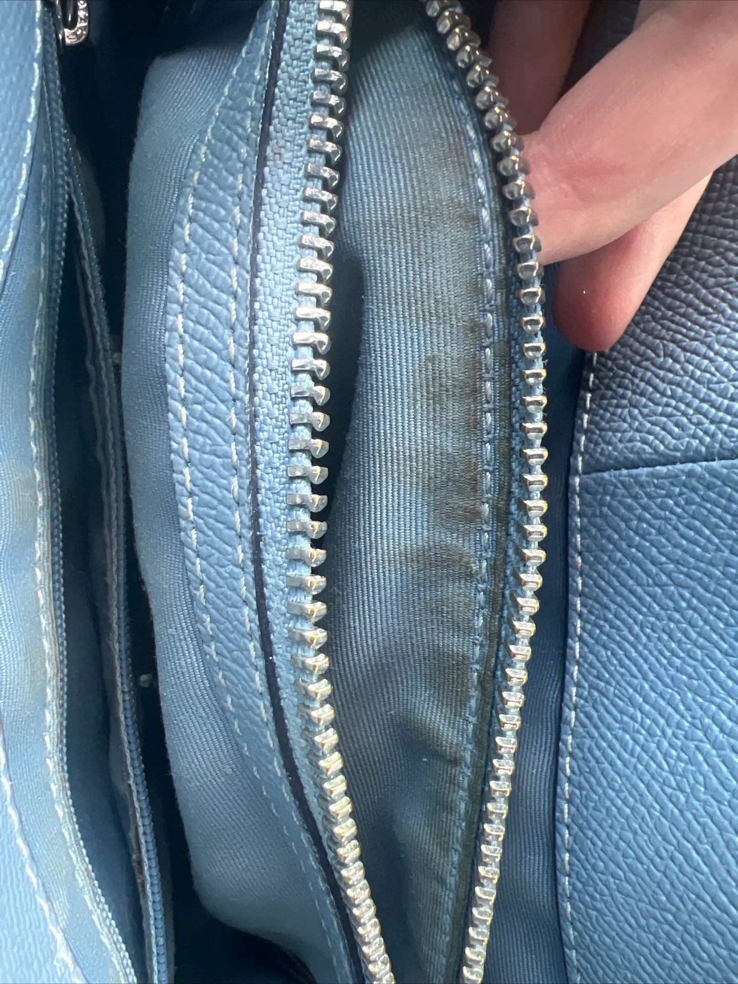 Coach Blue Purse - Image 8