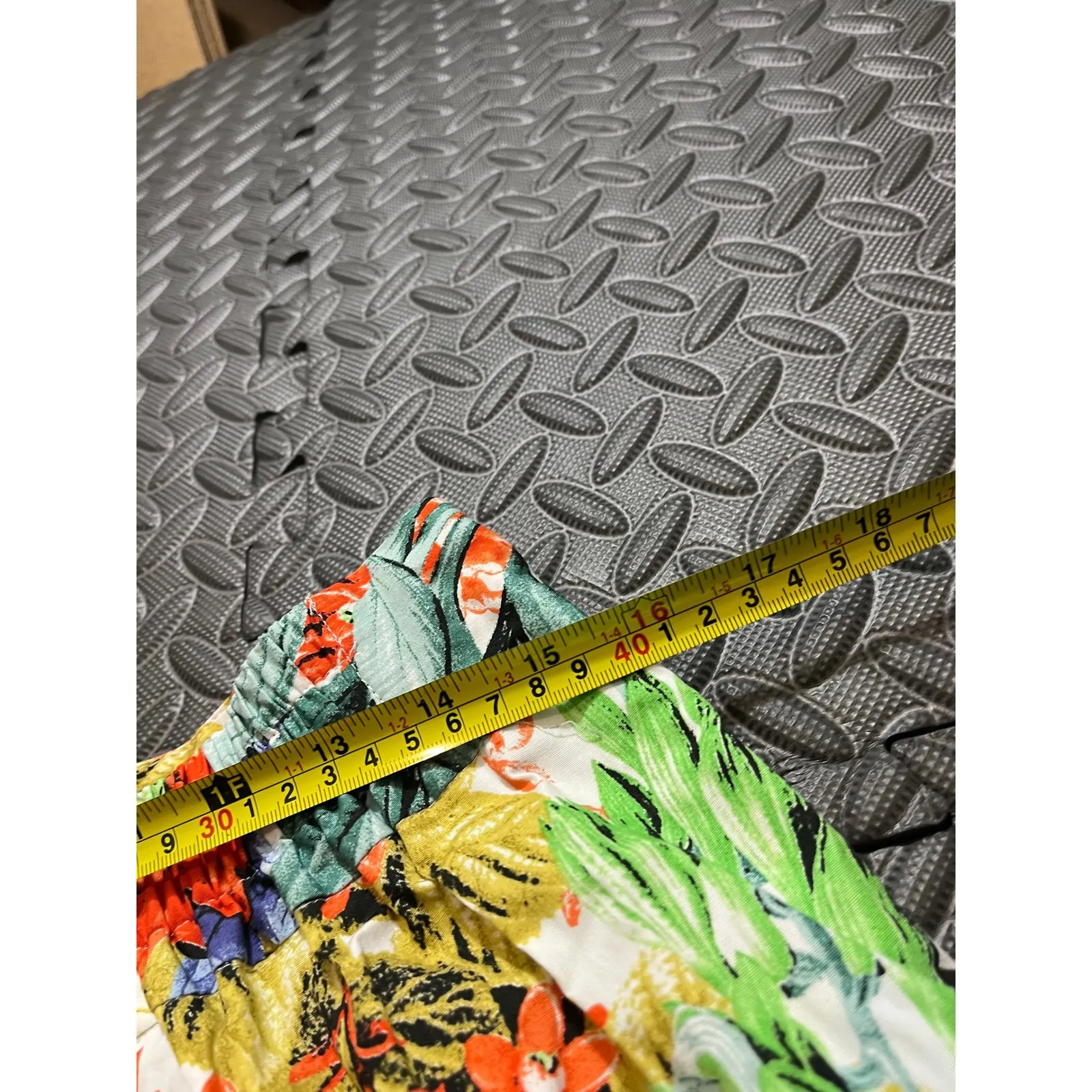 NWT Zara Basic Floral Skirt Multicolor Spring Easter Bright Womens Size Large - Image 6