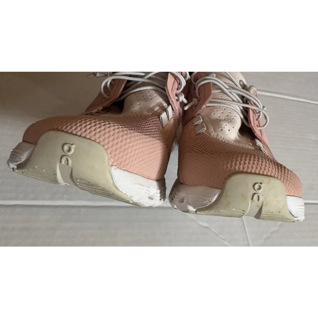On Cloud 5 Shoes Womens Size W7 Rose Shell Running Comfort Walking Sneakers Pink - Image 5