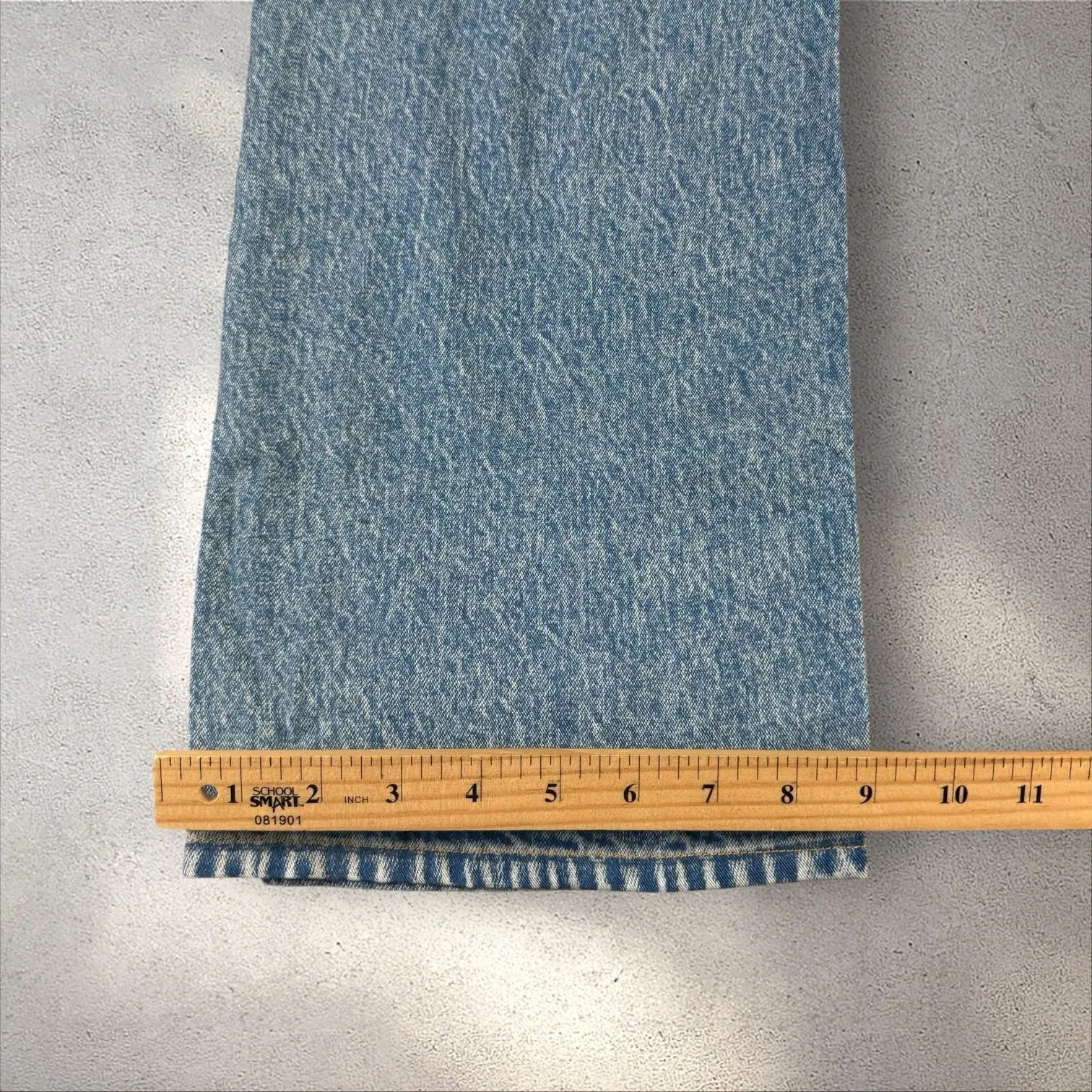 NWT Rag & Bone Liquid Miramar‎ Wide Leg Pants Faux Printed Jeans in Dara Sz 24 - Image 7