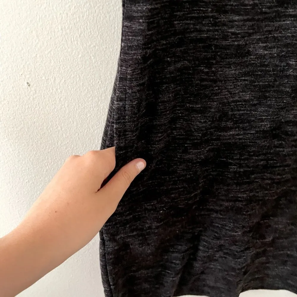 32 degree cool gray black short sleeved dress casual comfortable sheath dress - Image 4