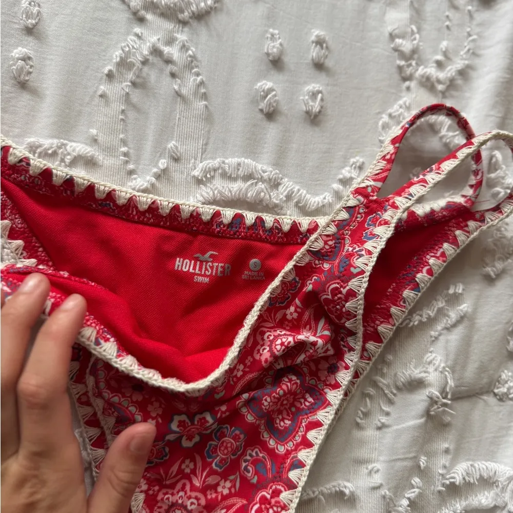 S RED BANDANA PRINT BIKINI BOTTOMS - Image 3