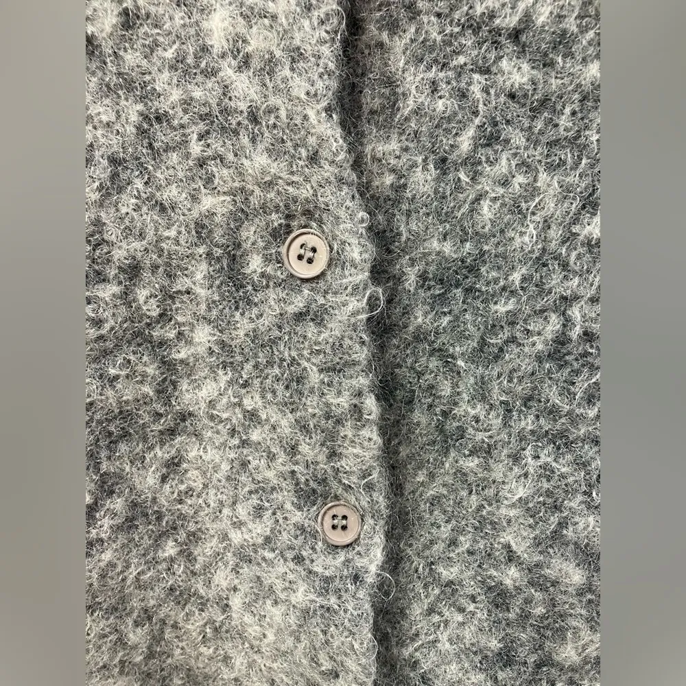 Croft & Barrow Vintage Wool‎ Blend Sweater Jacket Grey Medium Petite - Image 5