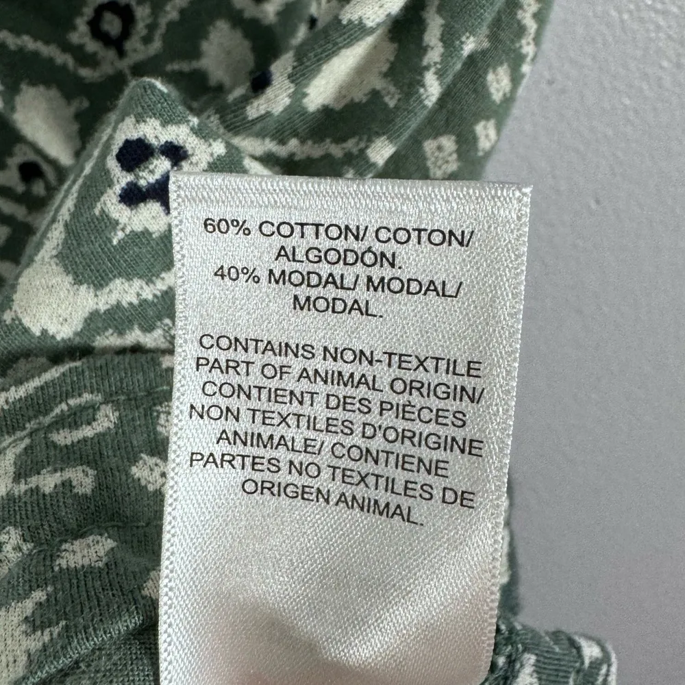 Lucky Brand Green and Blue Patterned Blouse - Image 7