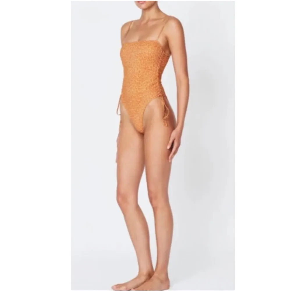 Leopard Sparkle One piece Swimwear NWT XS - Image 2