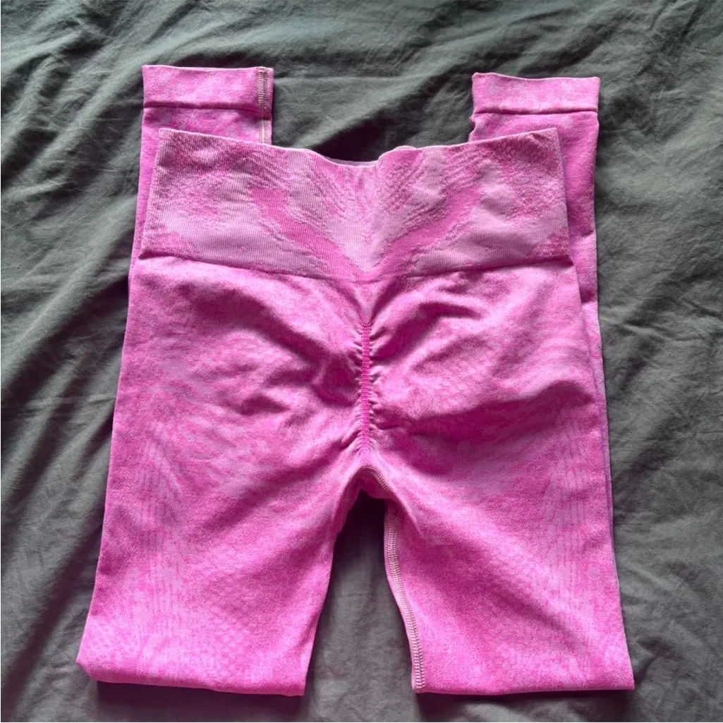 Gymshark Adapt X Whitney Pink Animal Seamless Leggings - Image 5