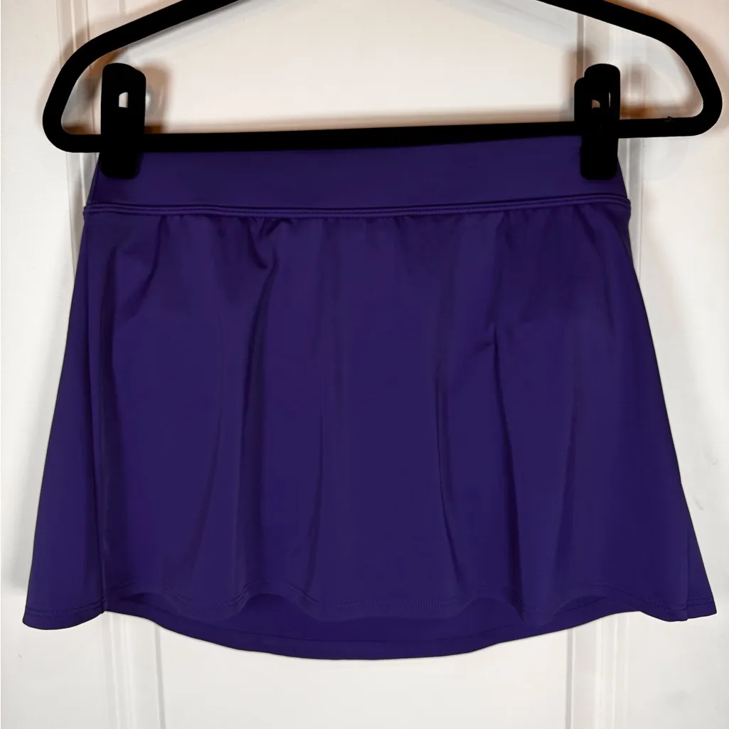 L.L.Bean SunSmart Skirted Swim Bottom UPF 50+ Cobalt Blue Size 6 Resort Beach - Image 2
